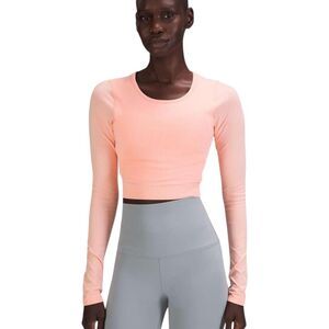 Lululemon Ebb to Street Long Sleeve Shirt in Dew Pink